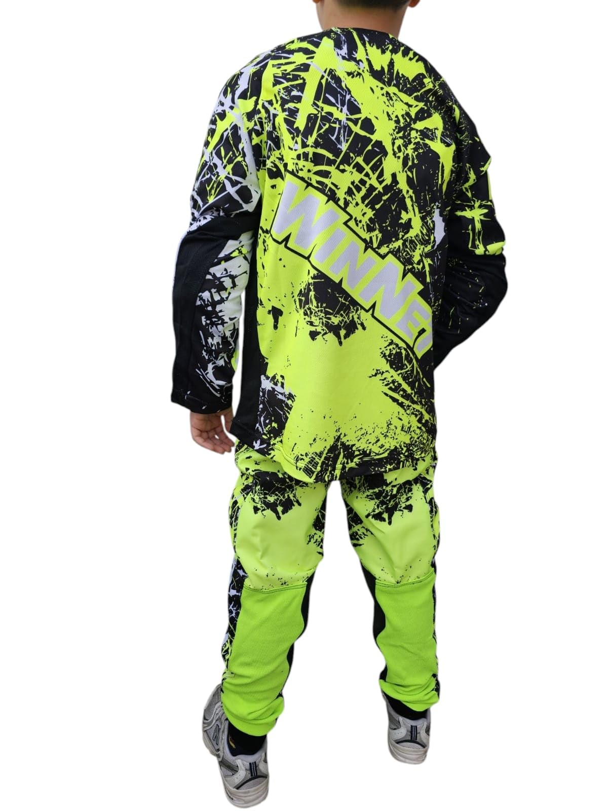 WinNet Completino tuta Bimbo Bambino Moto Cross Quad Maglia maglietta + Pantalone