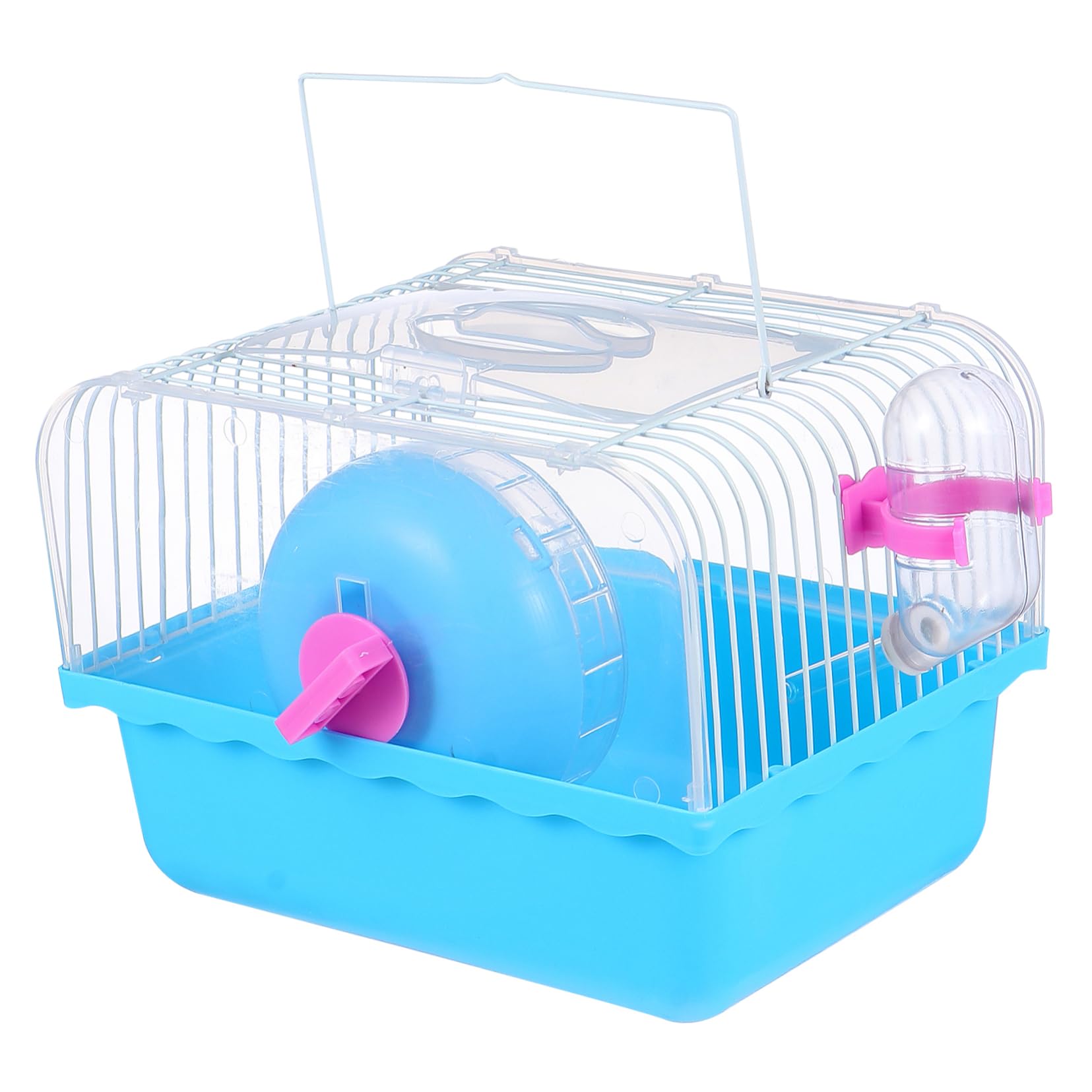 Happyyami Jaula Hámster Jaula Plastico para Hamster Casas Hámster Casa Hámster Suministros Mascotas Jaula Hamster Transparente Nido Hámster Chasis El Plastico Chinchilla