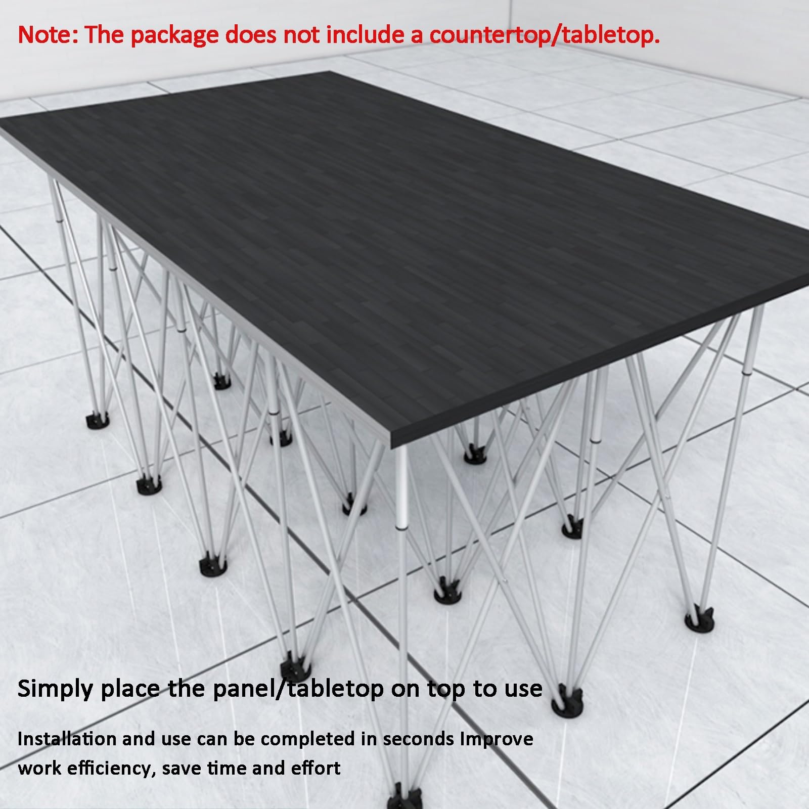 Mesa De Trabajo Retráctil Plegable, Banco De Trabajo Plegable De Servicio Pesado, Ideal para Proyectos De Construcción Y Bricolaje, Estación Obras Móviles, Mesa De Construcción(8 Legs)