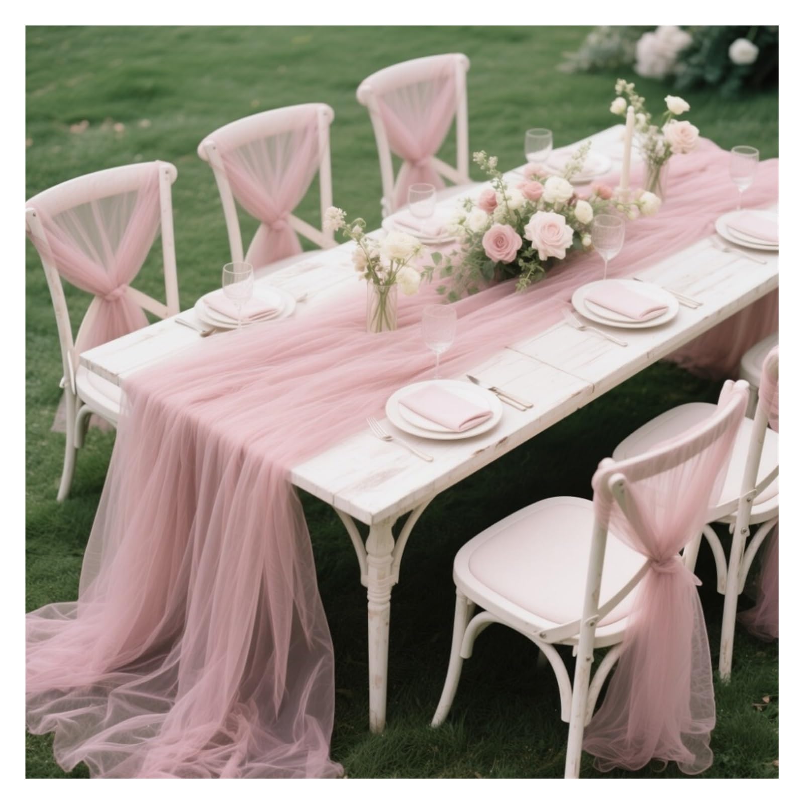 floral tablecloth Wedding Sheer Table Runner