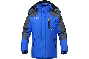 POOLULY Men's Ski Jacket: Shred the Slopes in Style and Comfort