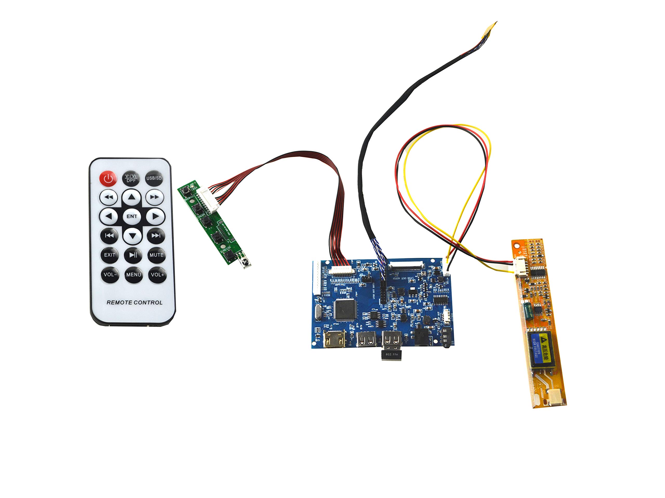 NJYTouch PCB800818 HDMI USB WiFi TTL LCD LVDS Controller Board for 15.4" LP154W01-A1 LP154W01 1280X800 LCD Screen