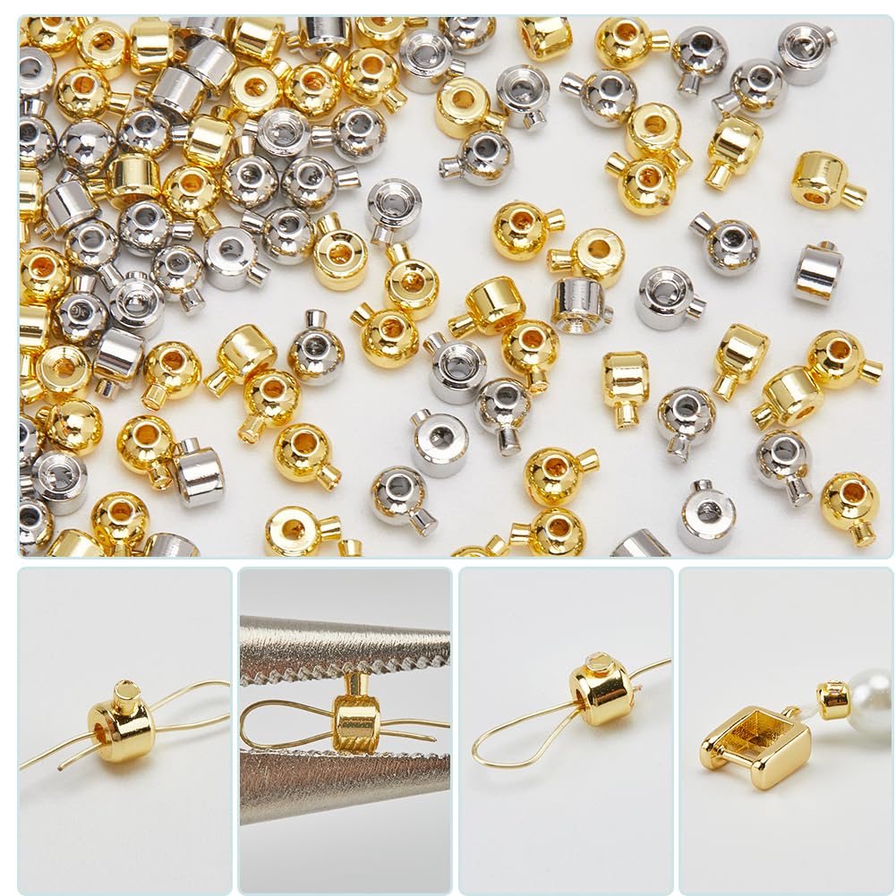 Knijpkralen zilver 1.5mm 50 stuks - Kralenwinkel Albertien