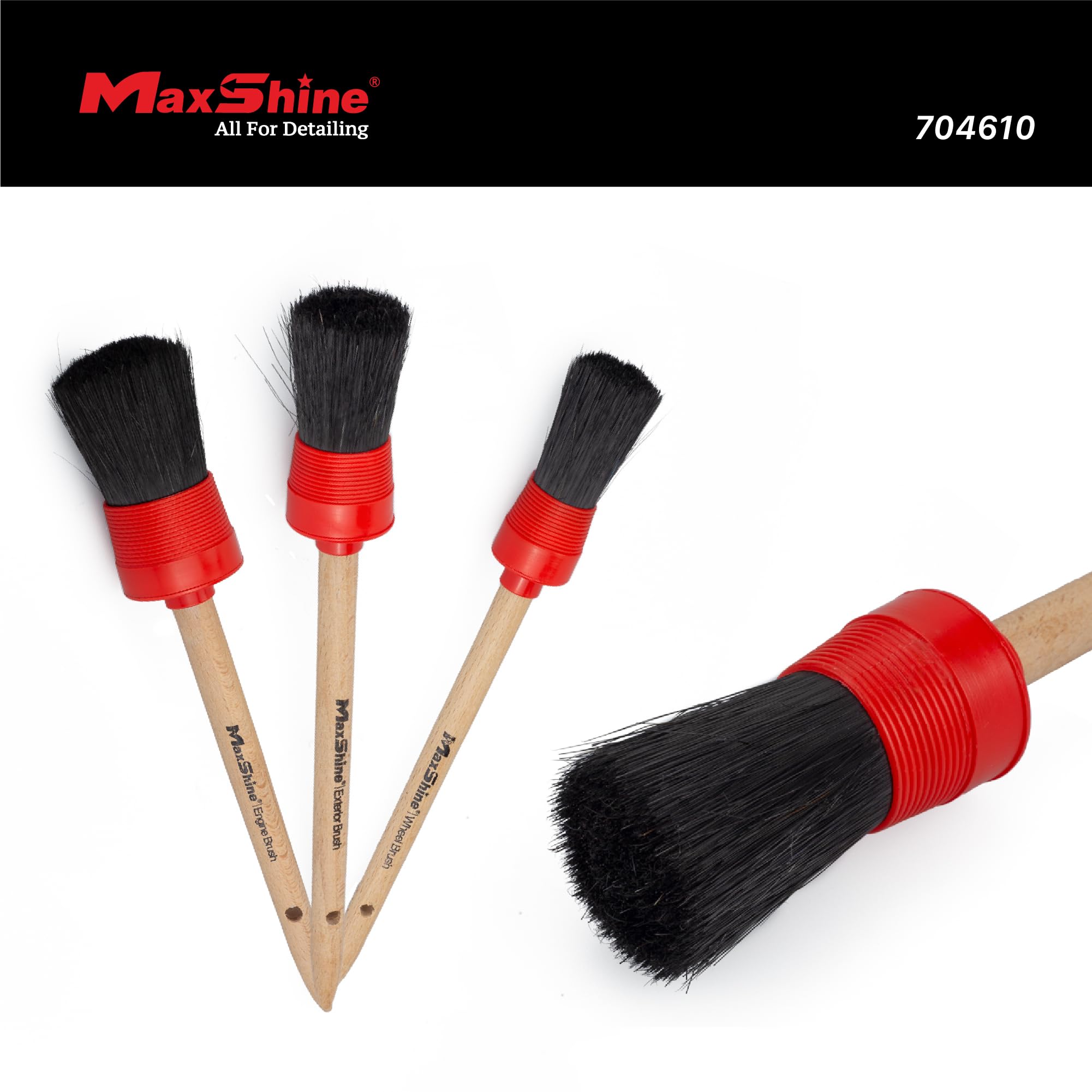 Amazon.com: Maxshine Detailing Brushes Set (3-Piece) – Brush Width 