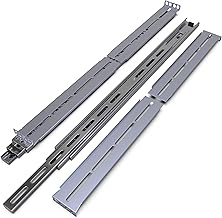 Rackmount Sliding Rails - Kit for 1U-4U Chassis (Adjustable 18" to 25" Depth) 2 or 4 Post Mount Sliders for Server Case (C