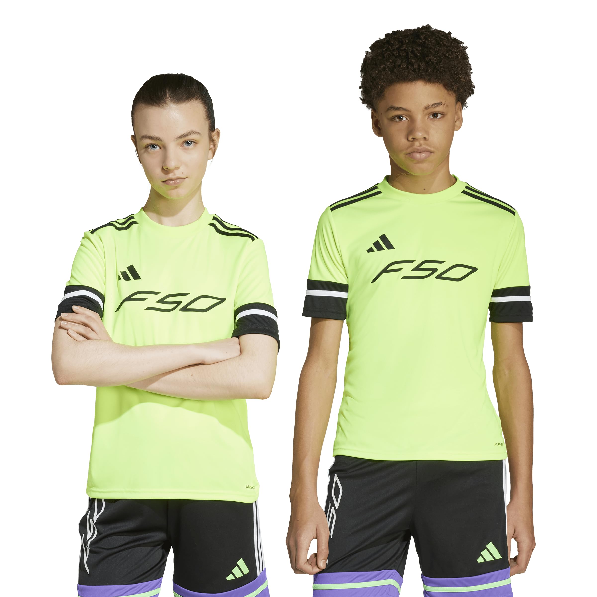 adidas Unisex niños F50 Jersey Short Sleeve Kids