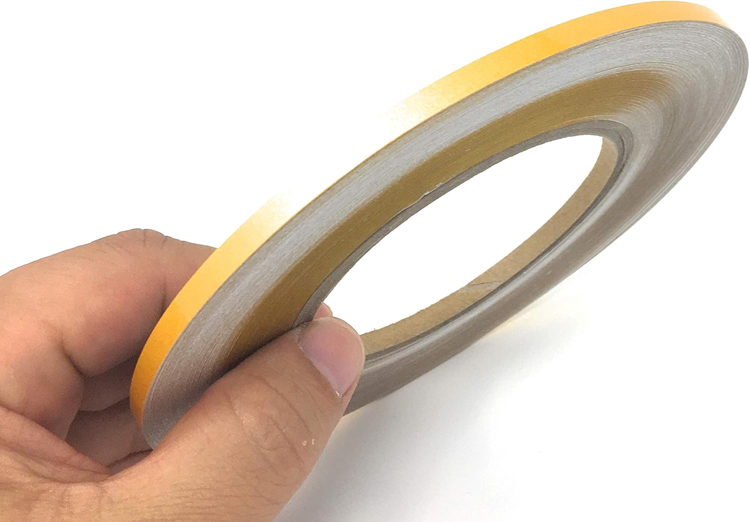 JNK NETWORKS 0.2 inch by 150 Foot Car Reflective Body Rim Stickers Decoration Strip (Yellow)