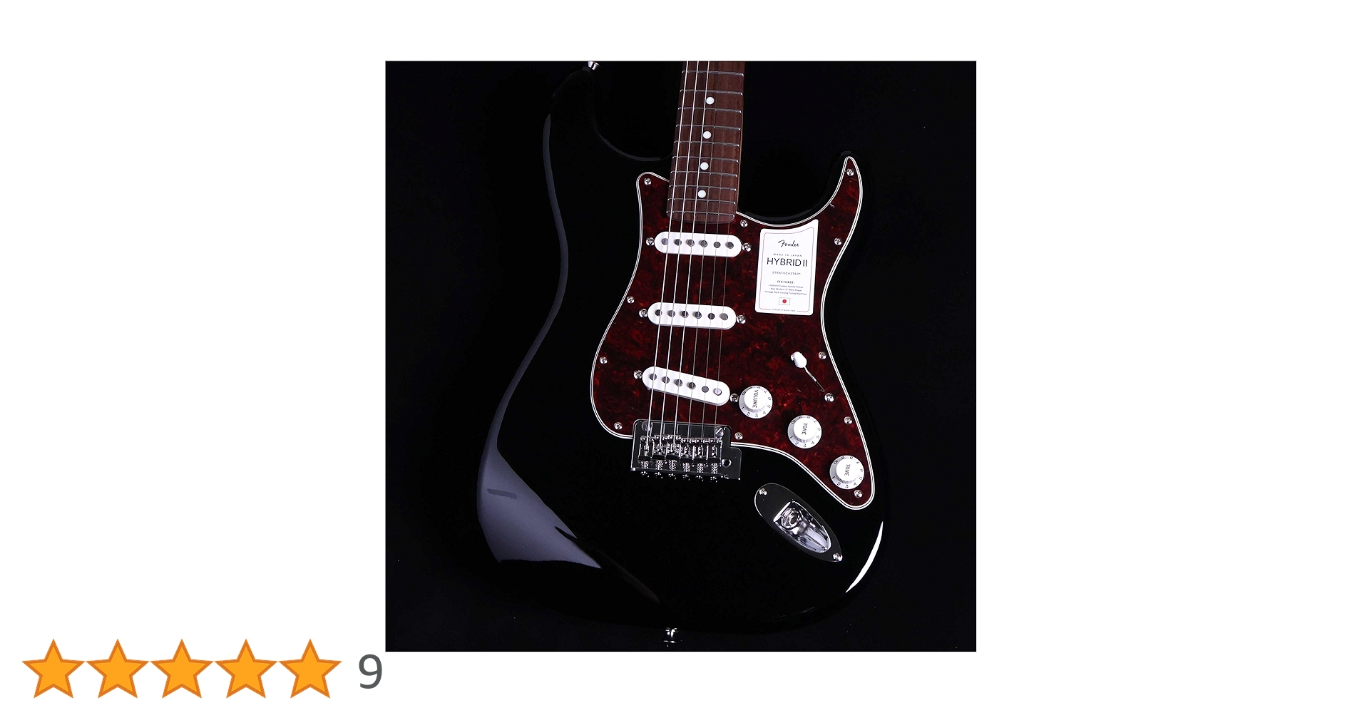【マリ】Fender HybridⅡ STRAT RW BLK マリ】Fender HybridⅡ STRAT RW BLK Fender Made in Japan