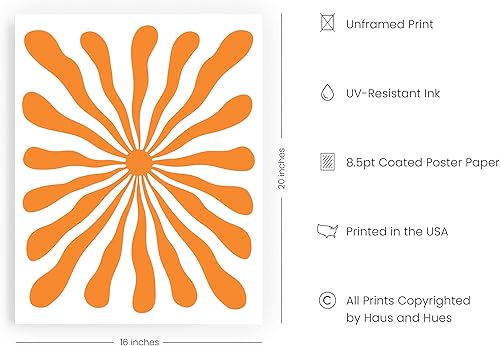 Vista 49 de HAUS AND HUES Evil Eye Decor - Navy Blue Wall Art, Evil Eye Wall Decor, Mykonos Artwork, Evil Eyes Print, Big Eyes Painting Print, Evil Eye Poster