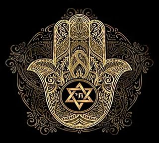 Diamond Painting Adult Painting Kits Hamsa Hand Elegant Traditional Sacred Amulet and Symbo Home Bedroom Living Room Art Wall Decoration 16"x20"