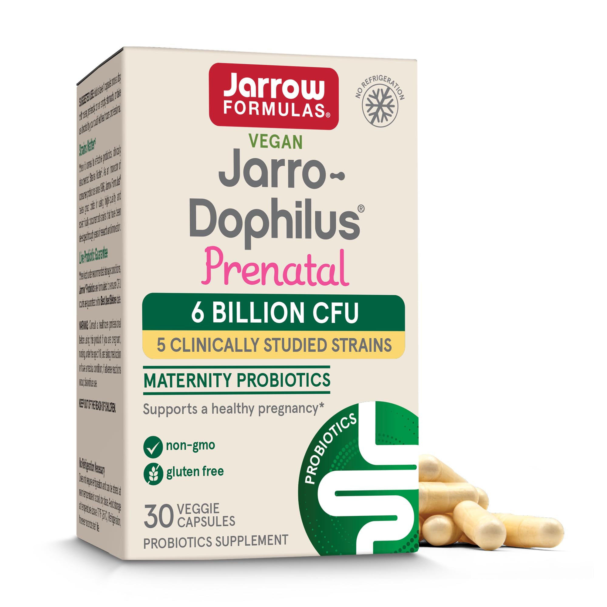 Jarro-Dophilus Prenatal, 6 Billion CFU - 30 vcaps
