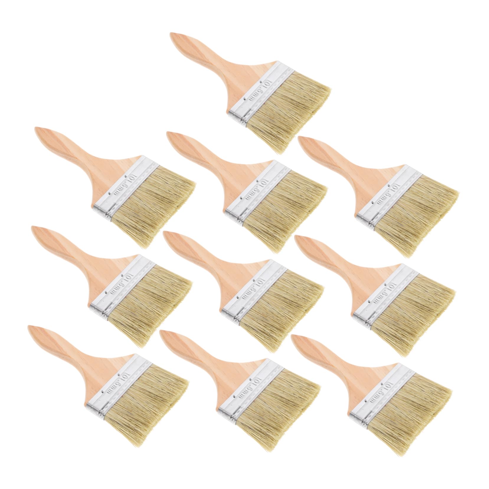Handmalpinsel für Anfänger 10 Stück-Pack Flachpinsel