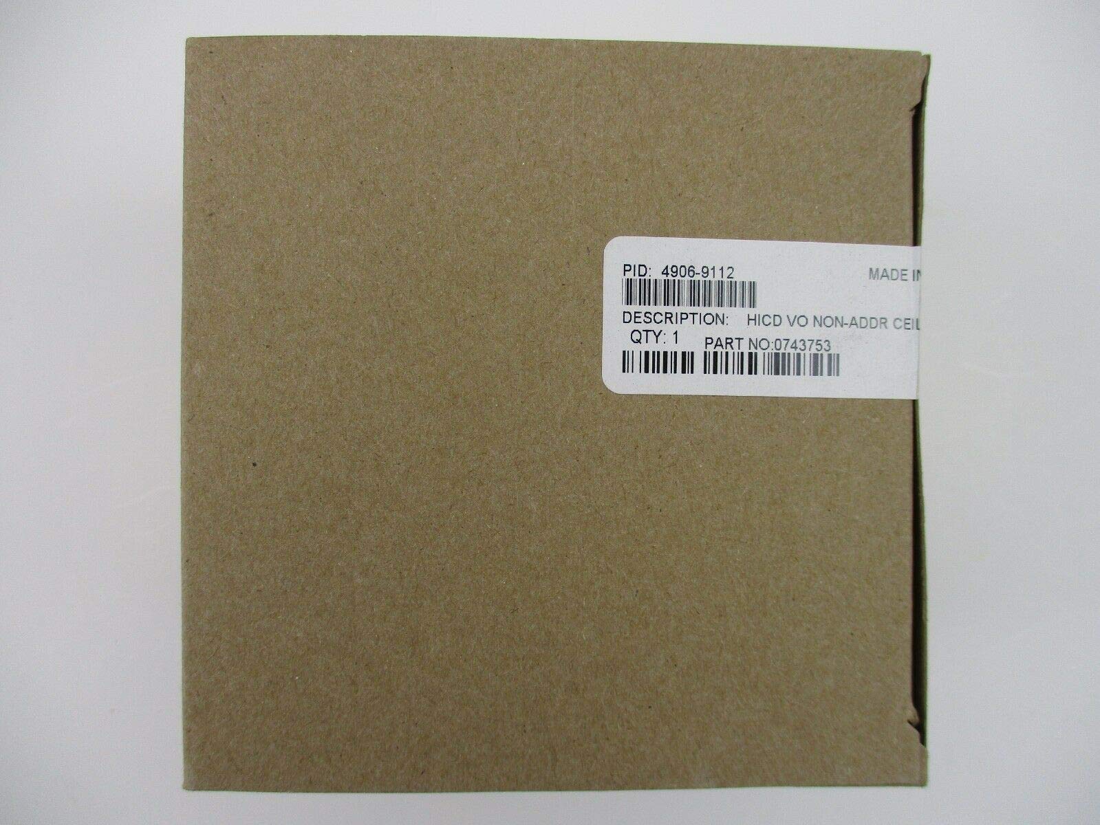 Simplex 4906-9112 - Ceiling Mounted Multi-Candela Strobe, White