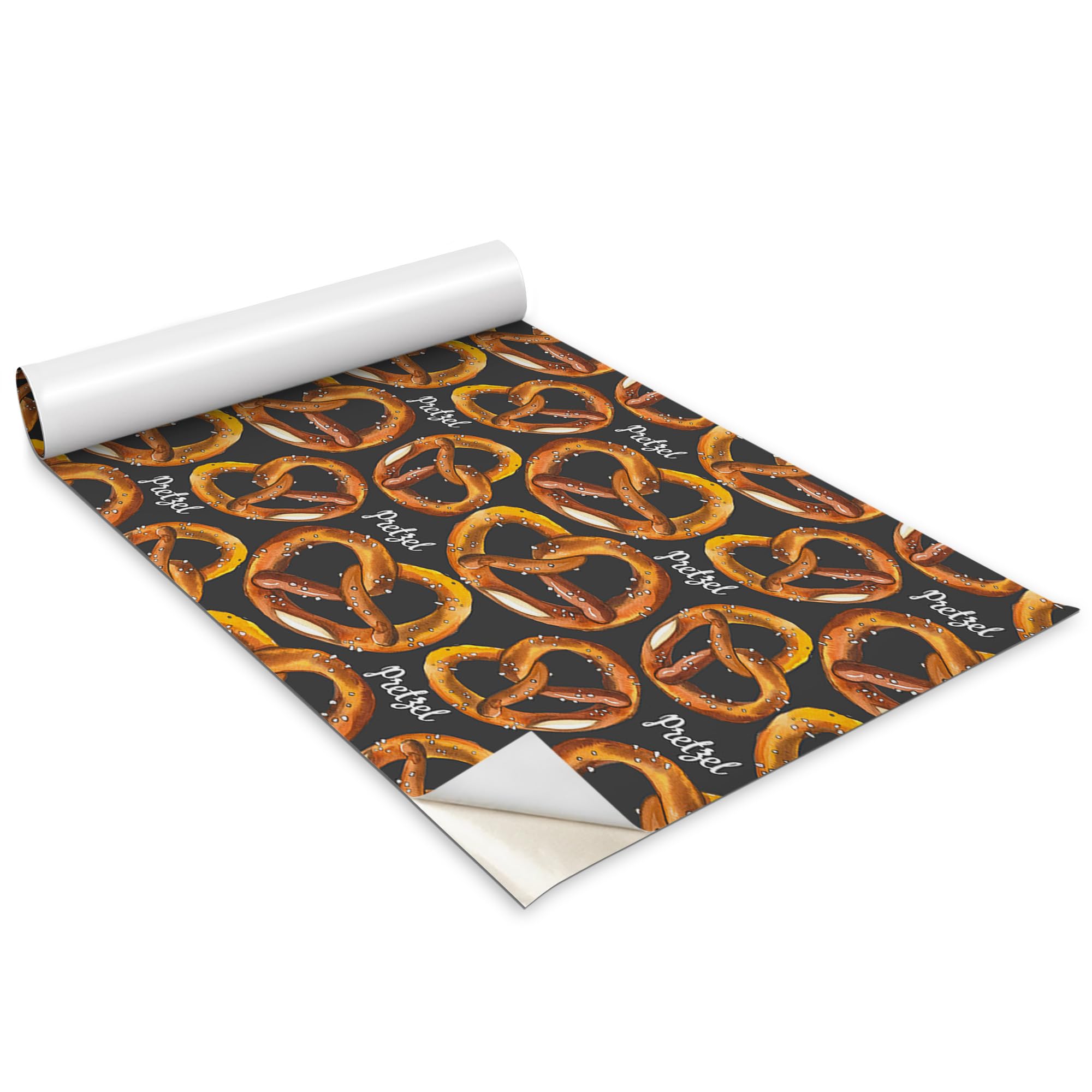 Papel Pintado Pretzels Animados para Decorar Armarios de Cocina y Dormitorio Infantil 100x50cm