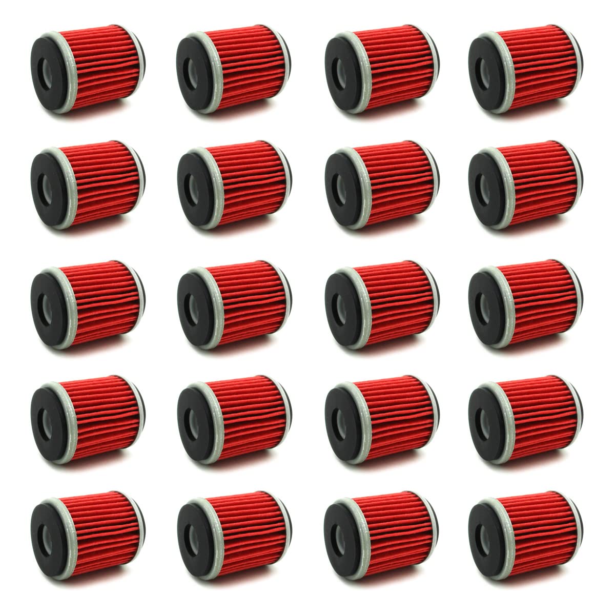 20 filtri olio per Yamaha WR250 WR450 YFZ450 YFZ450R YZ250 YZ450 XT250 HF KN 140 2012 Gas Gas EC250 2012 Husqvarna TE125 2012 Husqvarna SMS4 125 45-46 Fantic Caballero 250 TF ES