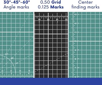 Proartek PK00008 Model GBM2436 Series 24 x 36 Professional Cutting Mat; Double-Sided Green/Black; Self-Healing; For Graphic Arts, Hobbies, Sewing, Scrapbooking, and other Cutting Projects