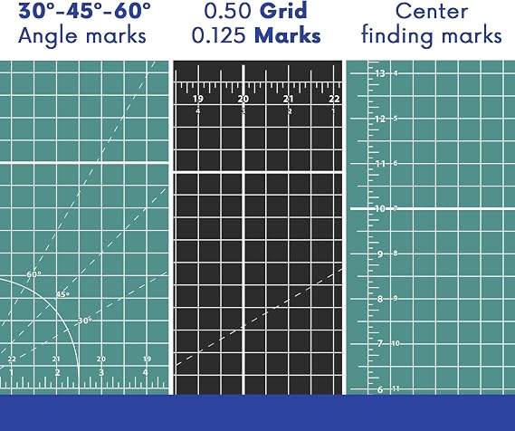 Proartek PK00008 Model GBM2436 Series 24 x 36 Professional Cutting Mat; Double-Sided Green/Black; Self-Healing; For Graphic Arts, Hobbies, Sewing, Scrapbooking, and other Cutting Projects