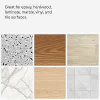 Vista 58 de Trapeador de polvo comercial azul de 24 pulgadas y barredora de piso con mango extensible, mopa para limpieza de suelos de madera, azulejos