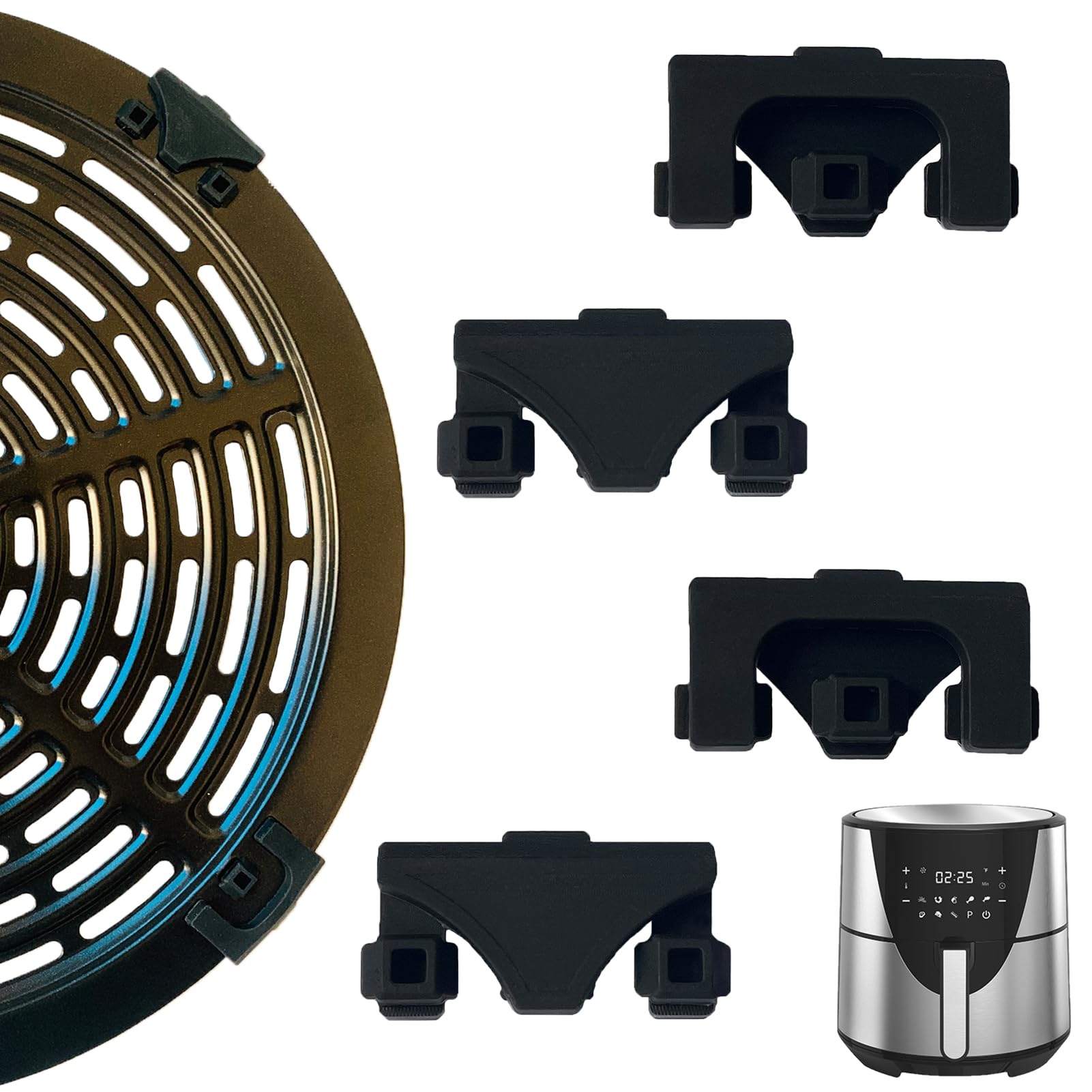 Pare-chocs en caoutchouc friteuse à air Bella Pro Series 8QT