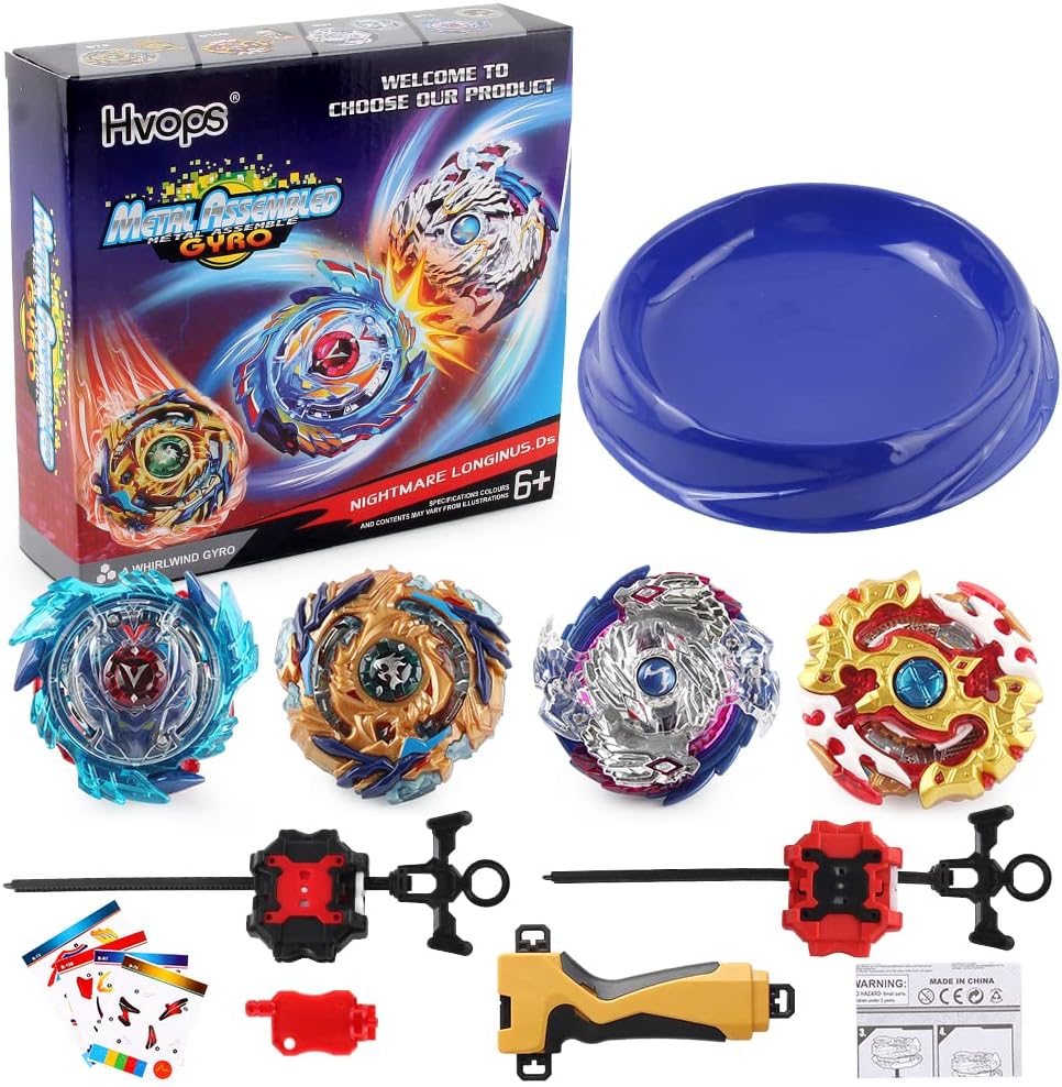 Bay Battle Burst Avatar Attack Battle Set with Two String Launcher and Grip Starter Set