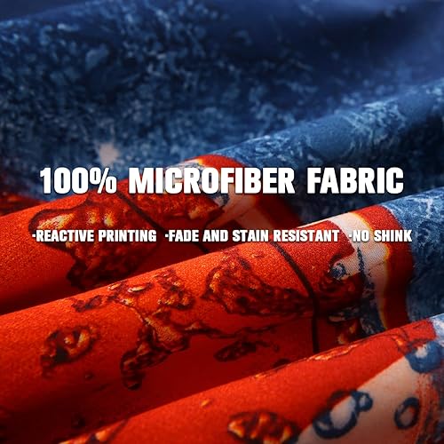 Miniatura 7 de JQinHome Juego de edredón completo de fútbol y fuego para niños, ropa de cama de 6 piezas en una bolsa, ropa de cama con temática deportiva en 3D,