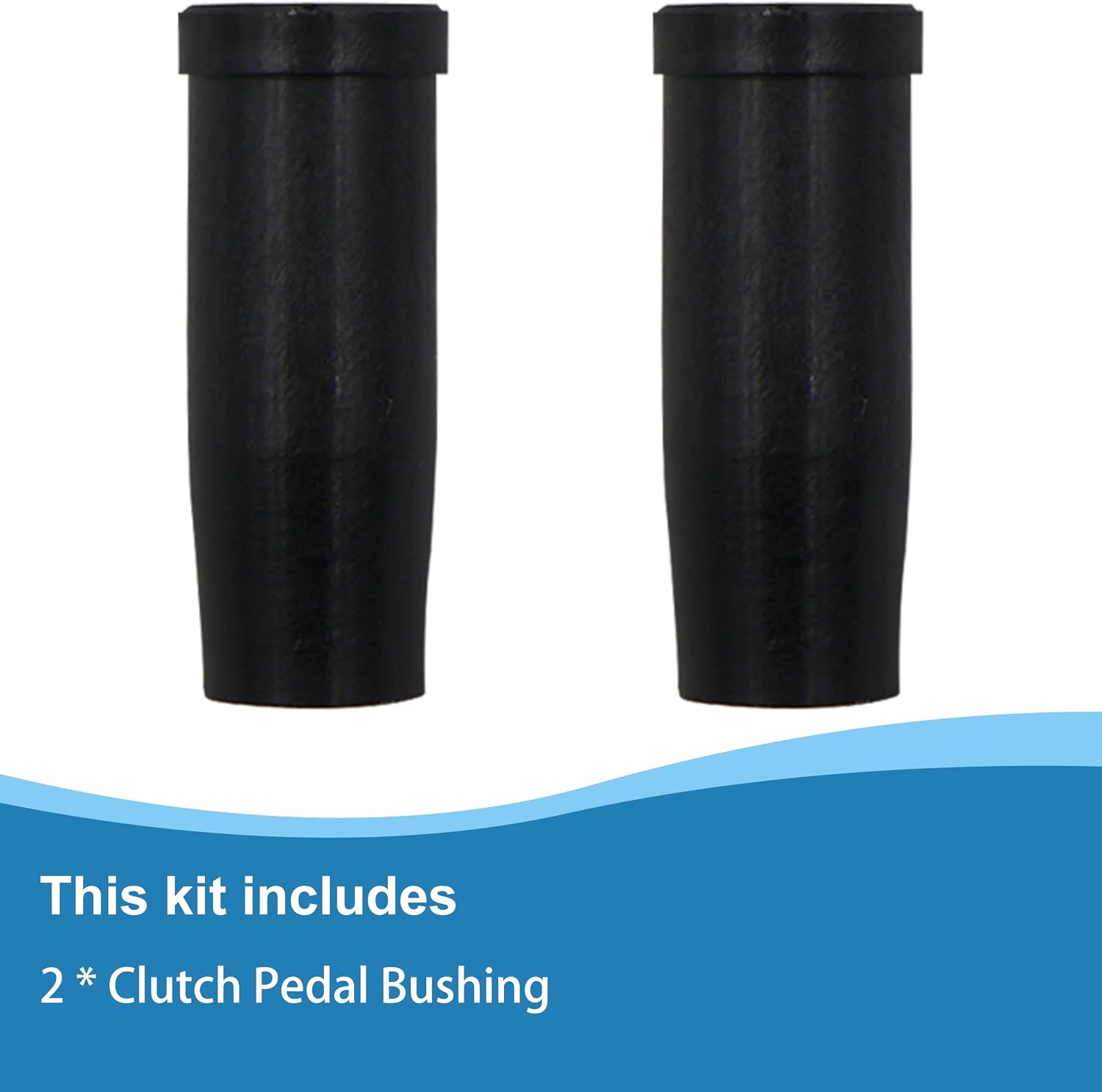 2PCS Clutch Pedal Bushings Compatible with Chevrolet Blazer 1998-2005 S10 1998-2004 Compatible with GMC Jimmy 1998-2001 Sonoma 1998-2004 Replace 15029952