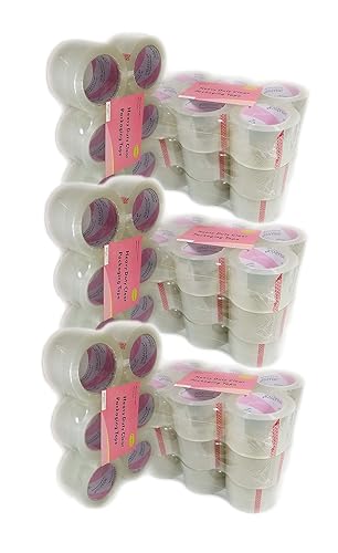 Miniatura 4 de iMBAPrice Cinta de sellado transparente  3 cajas de alta calidad (36 rollos de 110 yardas) 36 x 330 pies de largo 2 pulgadas de ancho ultra