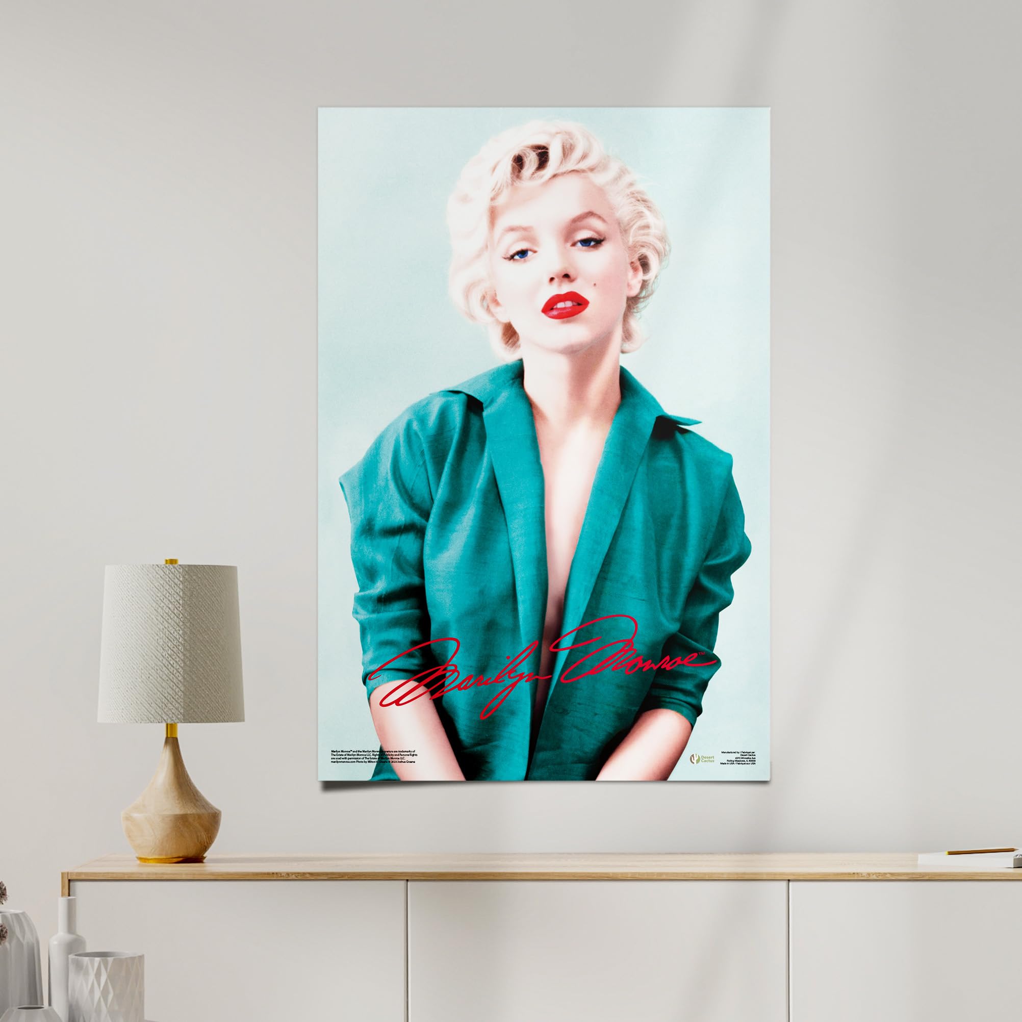 Amazon.com: Desert Cactus Marilyn Monroe Poster 24 x 36 inch Room