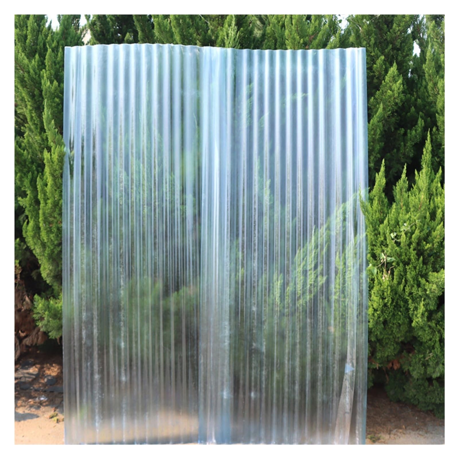 Tuiles ondulées en fibre de verre pour lucarne de serre de jardin