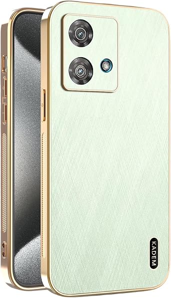 Case for Motorola Moto Edge 40 Neo - [Military Drop Tested][MagSafe Compatible] Slim Shockproof Bamboo Texture Cover with PU Leather Compatible with Motorola Moto Edge 40 Neo B