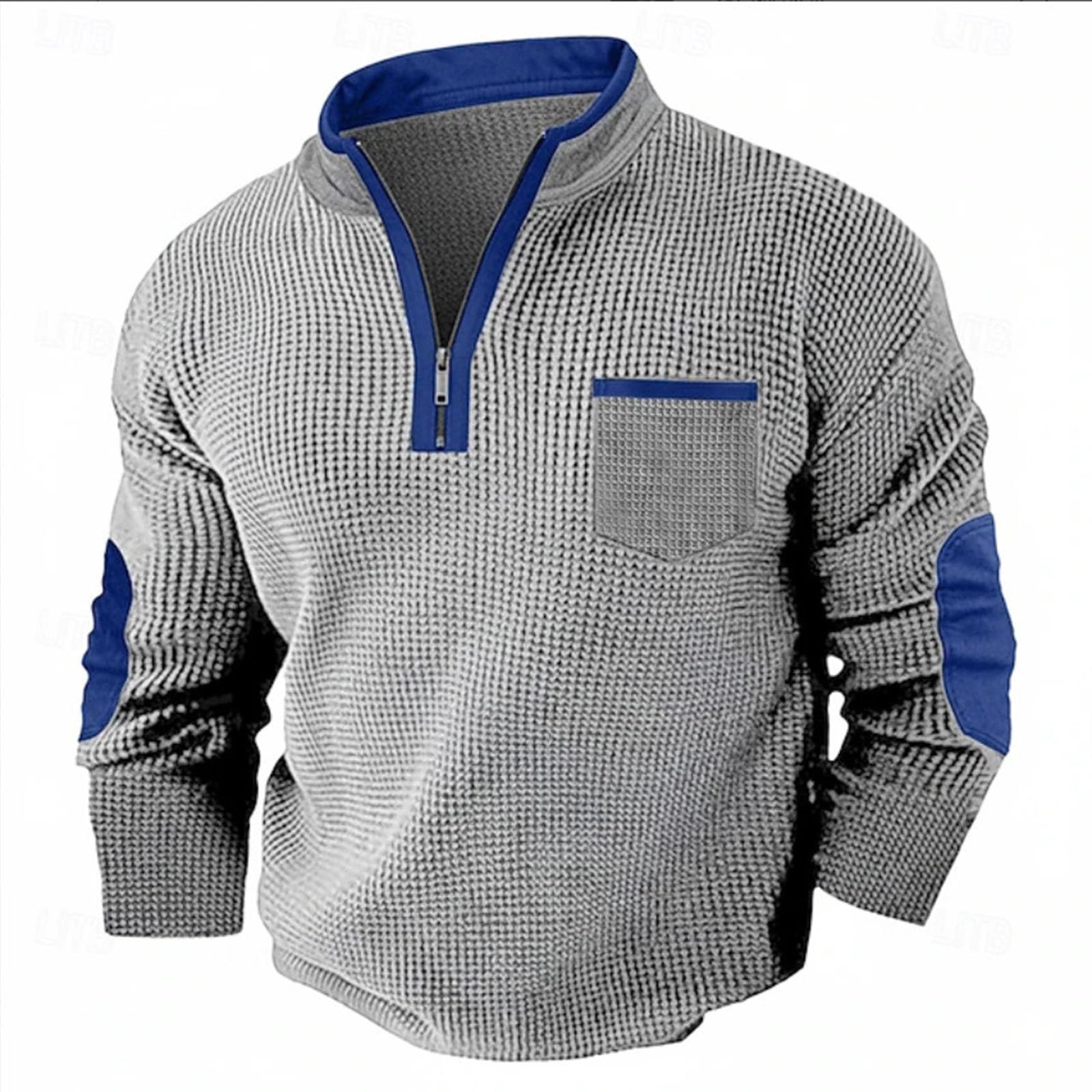 Felpa Uomo con Zip Tinta Unita Felpe con Tasche Slim Fit Comodo e Casual | Stile Casual Versatile, Taglio Comodo e Girocollo Pulito, Facile da Abbinare con Jeans, Pantaloni o una Giacca Leggera