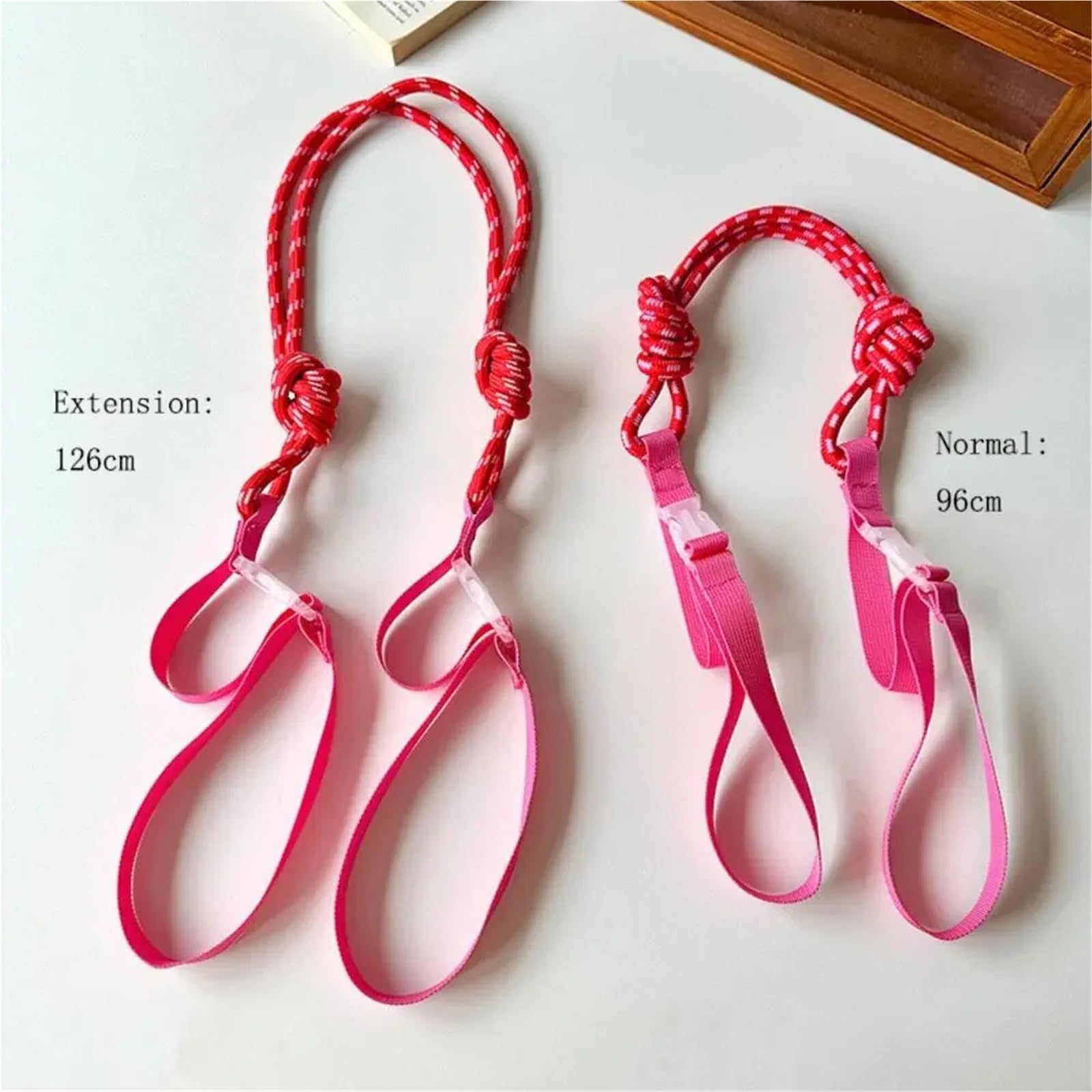 Geflochtener Taschengurt 4 Stück gestrickter Kleiner Taschengürtel, Nylonband, Handgelenktasche, bunt, mit Zugknopf, Schultergurt(Color 3-96cm)