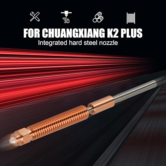 Metal Nozzle for 3D Printer Hard Anti-Wear Replacement Part