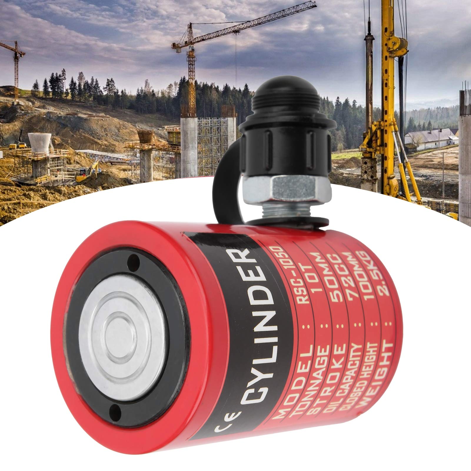 Forcella Per Cilindro Pneumatico PATIKIL M8x1.25 - 42mm, Argento, Acciaio - Foto 10