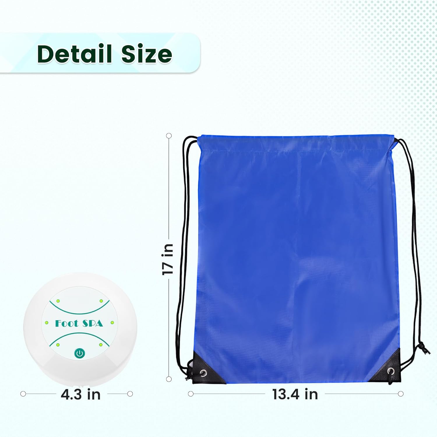 Ionic Foot Bath Detox Machine, Portable Foot Detox Machine, Ion Detox Foot Spa Cleanse Machine for Home Beauty Salon Use, Detox Spa at Home (Portable Bag) - Image 6