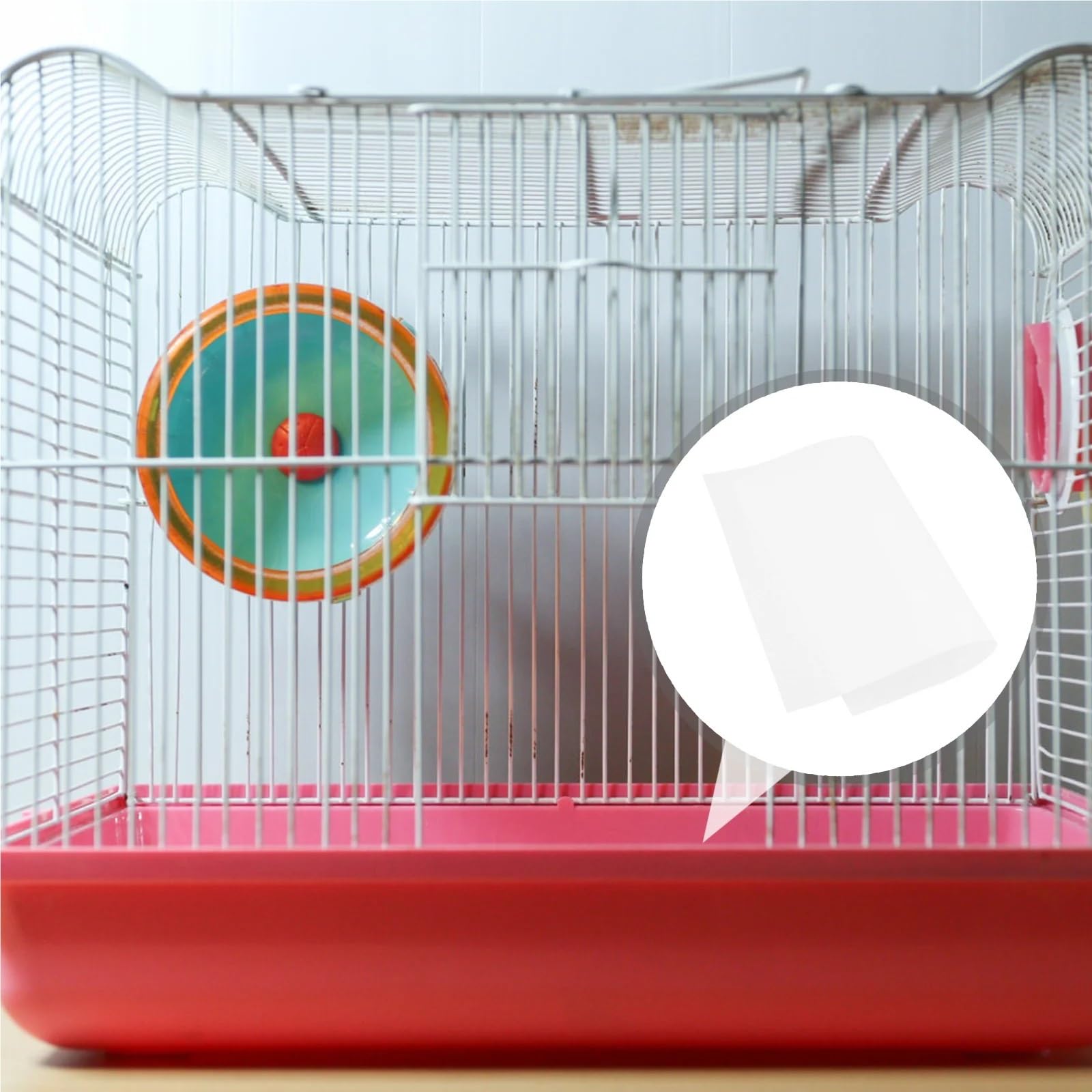 Vogelkäfig-Einlagen, saugfähig, Einweg-Papier, natürliches Papier, Papageienkissen, Haustierzubehör, 300 Stück