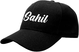 Customized Name Stylish Cotton Cap with Adjustable Strap for Men & Women