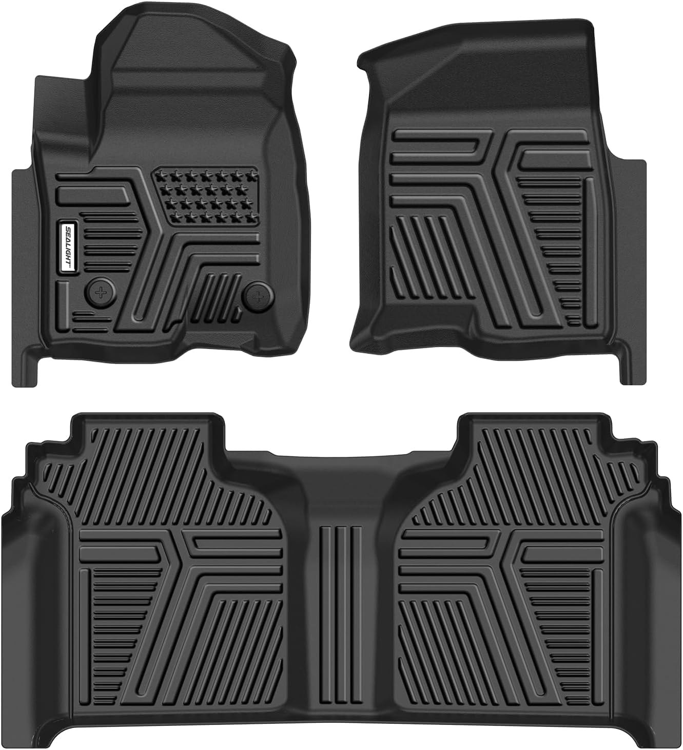 SEALIGHT TPE Car Mats for Tesla Model 3 Highland 2024 2025, All Weather Protection Floor Mats for Tesla Model 3 New Version 2024 2025, Full Set Floor Liners, 6pcs