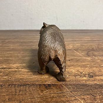 熊　木彫り　手彫り　北海道　工芸品 熊の木彫り 北海道民芸品 Yahoo!オークション - 木彫り熊 北海道