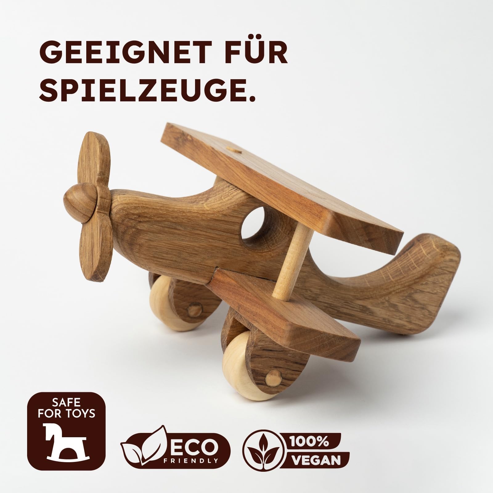Olio di lino alta qualità, 1 litro, privo di resina, protezione del legno naturale per interni ed esterni, vernice per legno, migliorare la durata – Craft Colors WOOD Made in Germany (Confezione da 2)