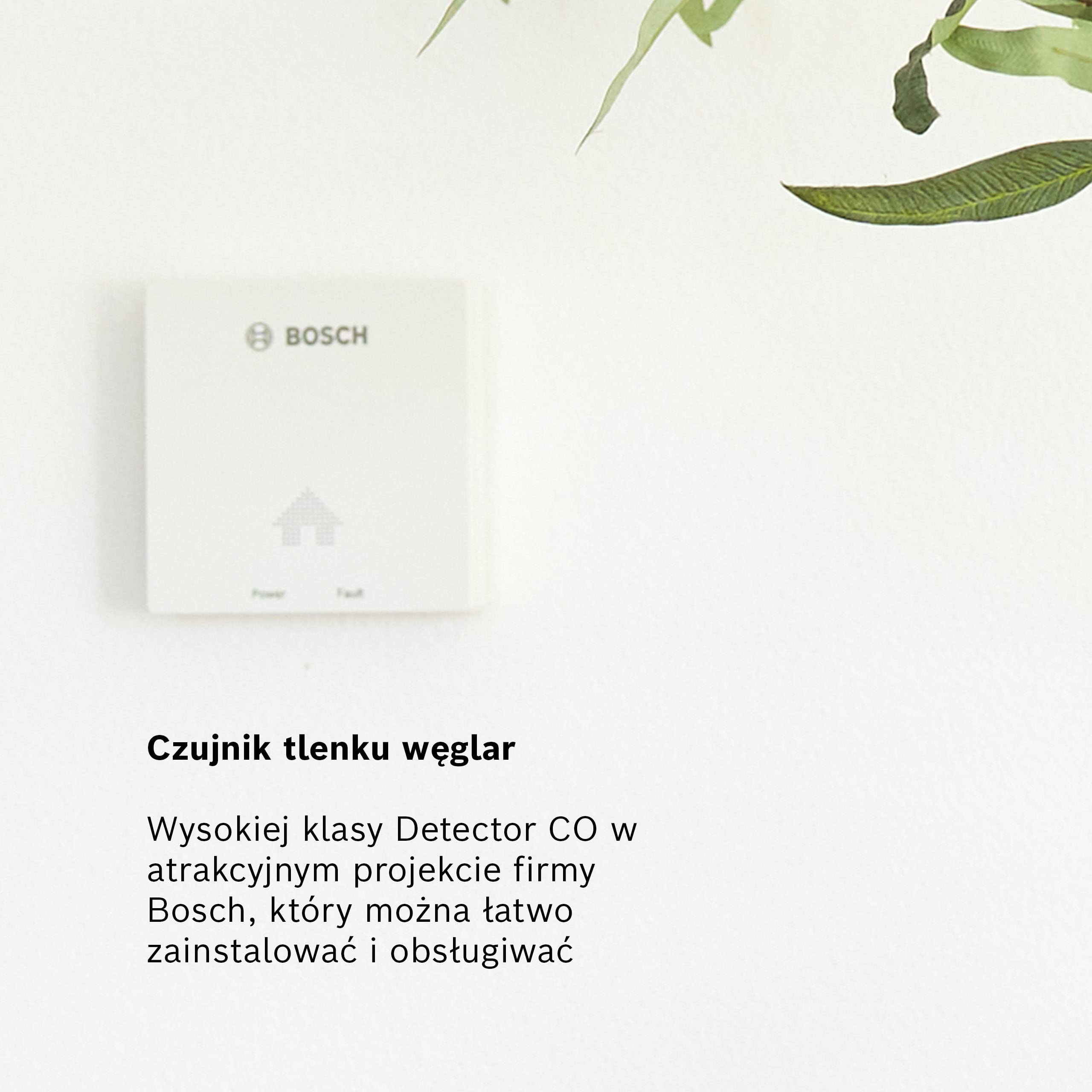 Bosch D-CO Detektor Tlenku Węgla z Alarmem i Trybem Pamięci