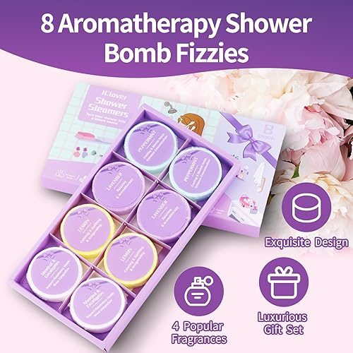 Miniatura 2 de Vaporizadores de ducha de aromaterapia, bombas de ducha de Navidad, cuidado personal, regalos de relajación para mujeres y hombres, incluye
