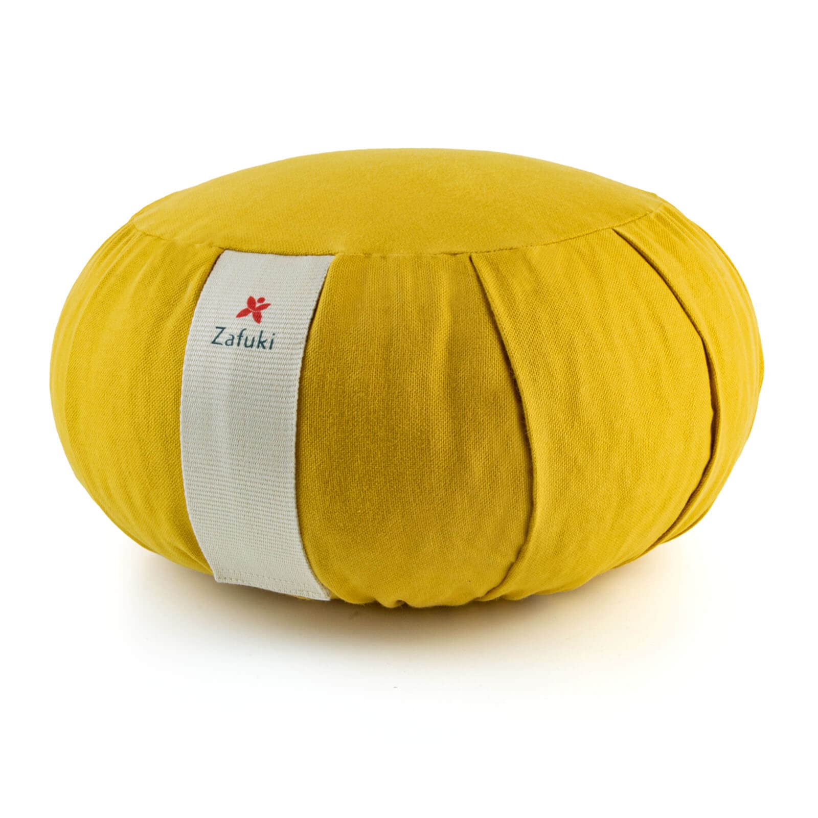 Cojin Zafu Meditación Yoga - Altura 15 cm - Relleno de Cáscara espelta eco - Cubierta desenfundable en Algodon Lavable- Cojin Yoga Zafu - Cojin Suelo Redondo - Meditation Cushion