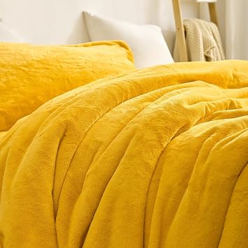 Byourbed Love Thick - Chunky Bunny Coma Inducer Oversized Queen Comforter Set - Saffron Oranges