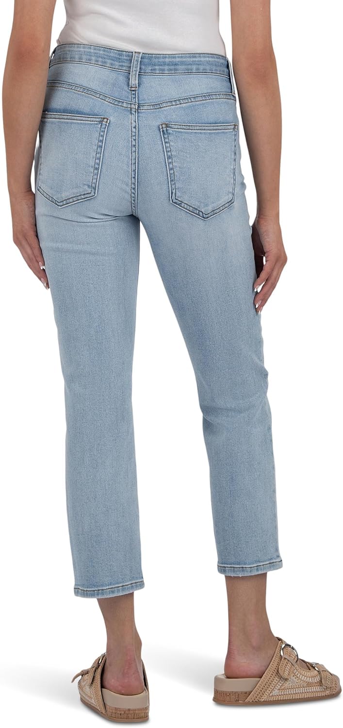 KUT from The Kloth Womens Rachael High Rise Fab Ab Mom Regular Hem - Image 3