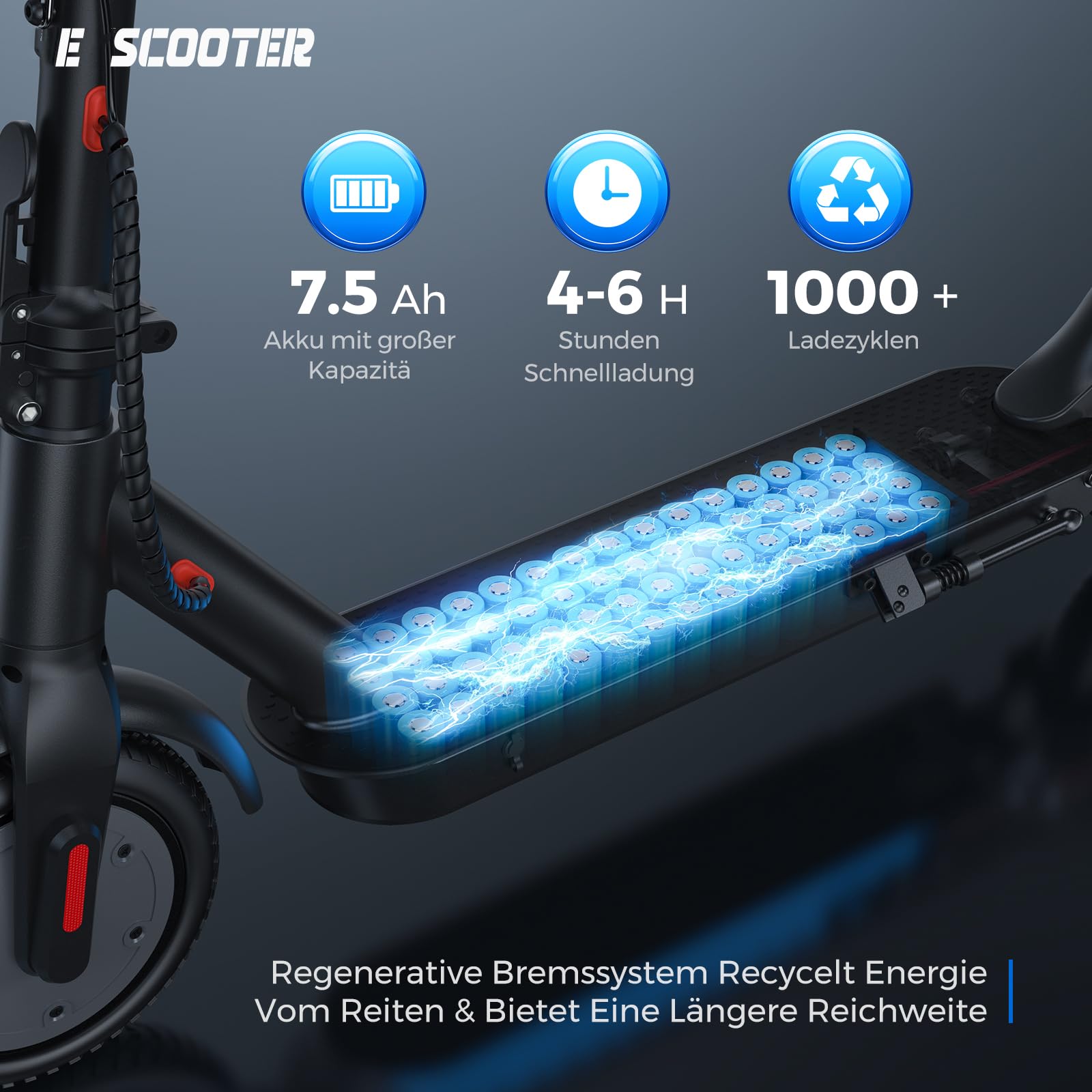 E-Scooter mit Straßenzulassung Max 32km Reichweite 13kg Einfaches Pendeln