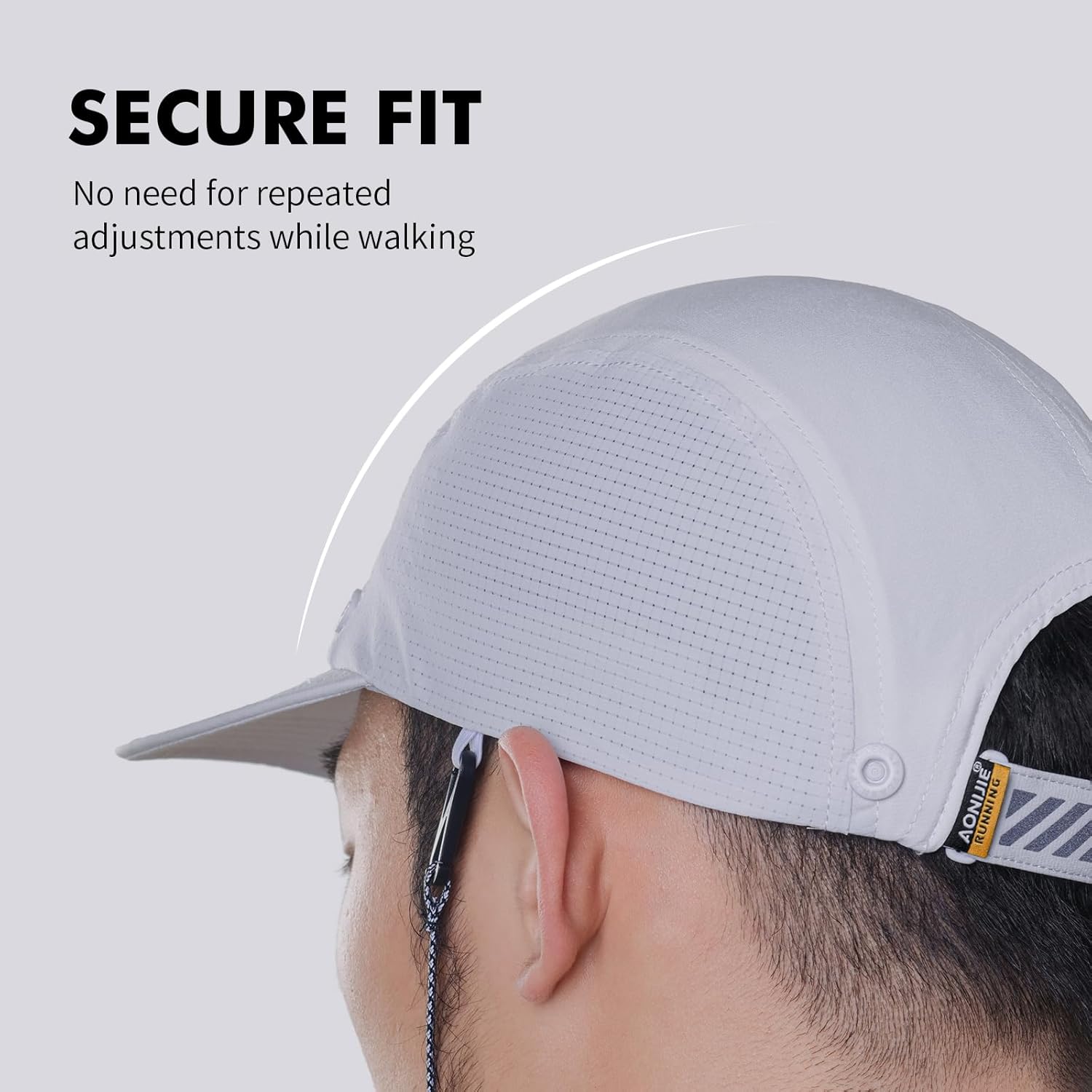 AONIJIE Sun Hat with Removable Neck Flap for Men & Women - Breathable Mesh Fishing Hat, Lightweight Hiking Sun Cap