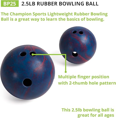 Miniatura 12 de Champion Sports Bola de bolos de goma