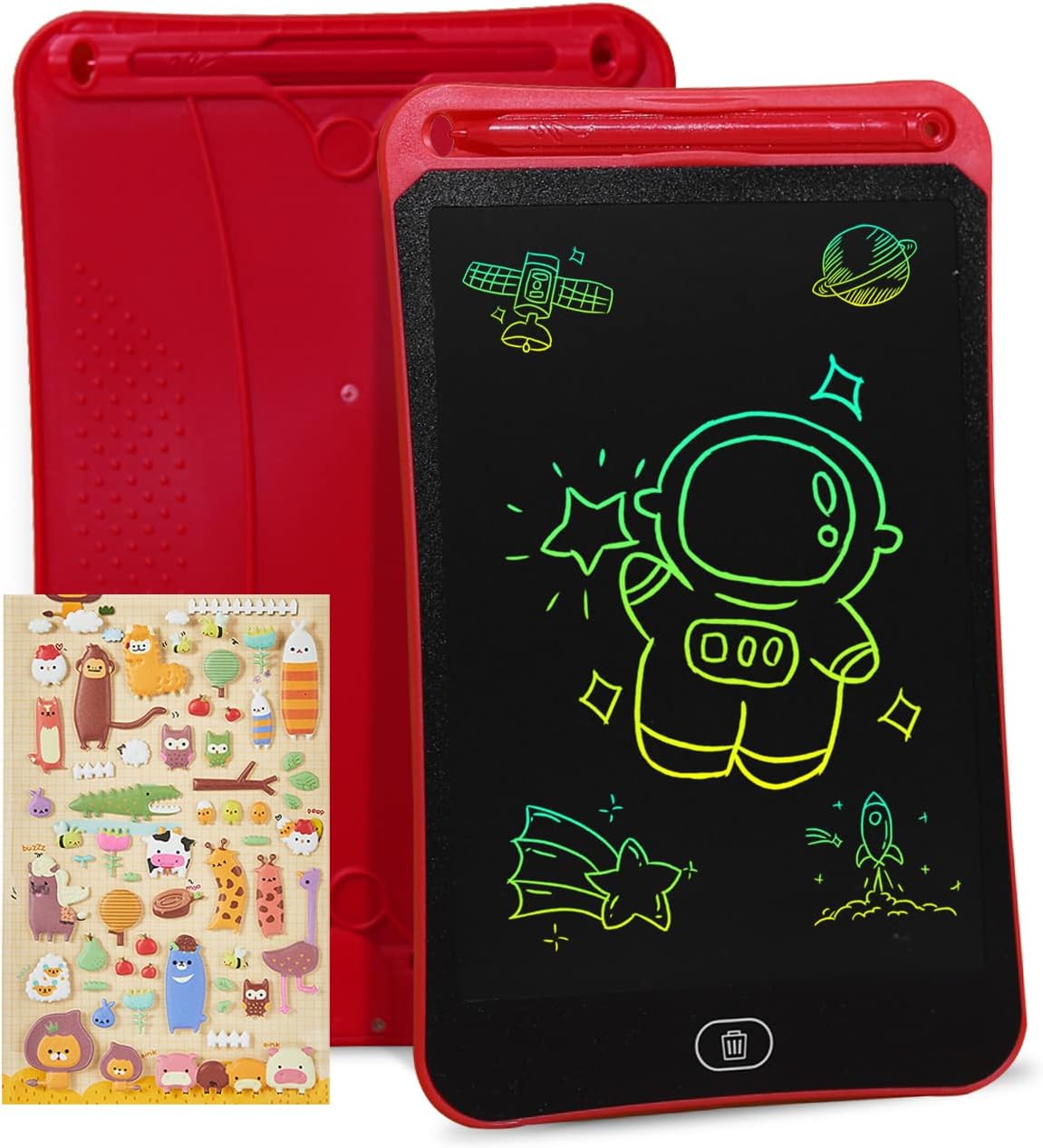 Genialba 8.5 inch LCD Writing Tablet, Colorful Screen Drawing Board for 2-7 Year Old Boys & Girls