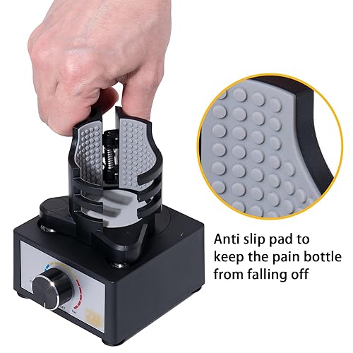 Miniatura 4 de Mezclador de pintura modelo manos libres, mini máquina mezcladora de vórtice de velocidad ajustable para pinturas acrílicas, tinta de tatuaje,